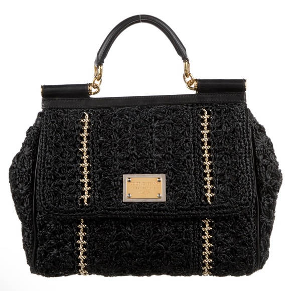 Dolce & Gabbana Straw Handbag - Picture 1 of 6